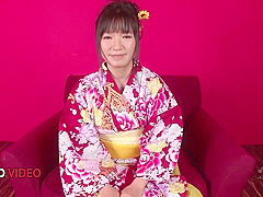 Naughty Jav Star Chiharu Seduces With A Japan Blowjob Then Fucks With Kimono Clad