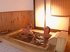 Lusty Asian brunette gets rammed hard in the hot tub