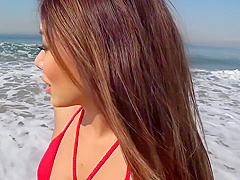 FUCK Asian Lifeguard on the Venice Beach POV/Public