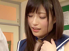 naught school babe getting her wet pussy fingered