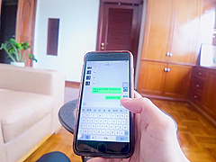 My Landlady Is A Cute Girl - I Cant Help But Ask Her To Come To My Place For Sex