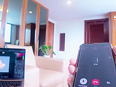 My Landlady Is A Cute Girl - I Cant Help But Ask Her To Come To My Place For Sex