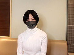 ショートカット美女のフェラこっくんshort-haired Beautys Blowjob & Swallow