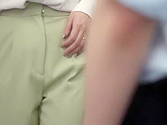 Juq-856 Touched, Toyed With, And Splashed With Semen. A