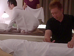 Japanese Cuckold Hotel Massage - Massage