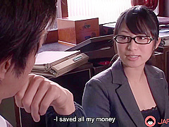 Japanese Office Lady Sucks Hard Cock,uncensored