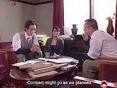 Japanese Office Lady Sucks Hard Cock,uncensored