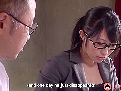 Japanese Office Lady Sucks Hard Cock,uncensored