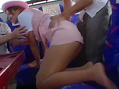 Asian Girl Gang Banged In Bus