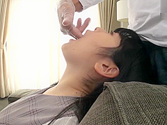 ASIAN HARD THROAT FUCK，TRAINING WITH TOY 6