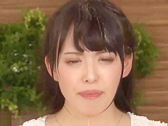 Weather girl pissed on live