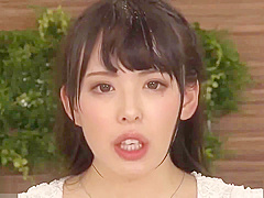 Weather girl pissed on live