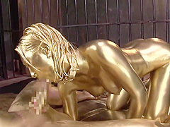 aBG-006SP Gal-golden slave girl AIKA