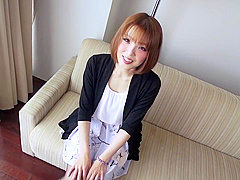 Redhead Asian Maid Vibes Twat And Gives Blowjob