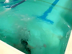 Summer a Vacation the Swimming to Classroom Swimsuit Tann Girl