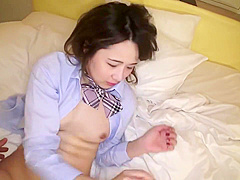 Hot Japanese Teen Enjoys Hot Sex After Pussy Toying