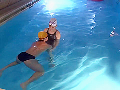 Japanese cute chick Rio,swimming school fuck 01