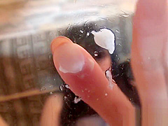 Dog sniffing pretty girl.Her dirty pussy juice,booger,etc (FETIS.JP)