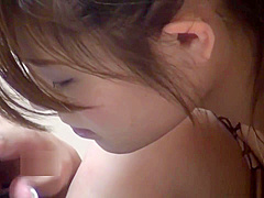 Spied on asian babe fingerfucks herself