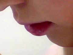 Spied on asian babe fingerfucks herself