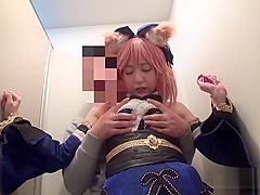 歴代No.１タレント級美貌Ｇカップ19歳レイヤー 　 悶絶イキまくり美巨乳ザーメンどろどろ パイズリ狭射　１